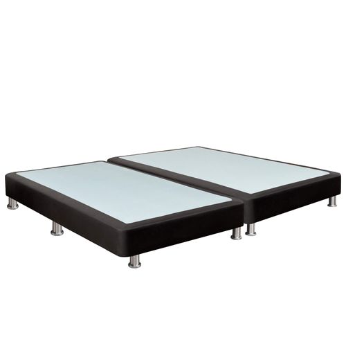 Base Cama Ultra Dividida Tipo Cuero
