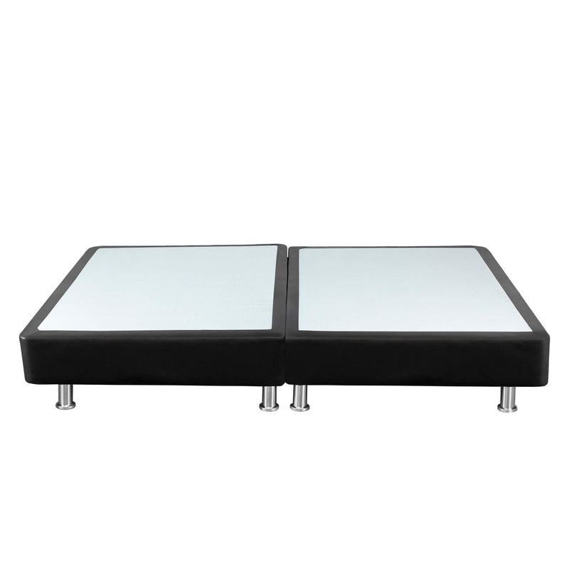 base-cama-dividida-utlra-tipo-cuero-negro-front